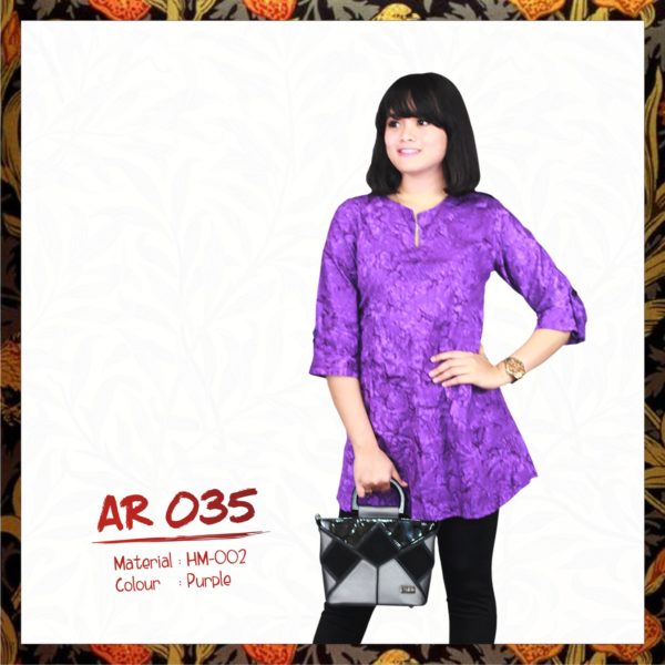 Batik Sakura AR035 - Purple