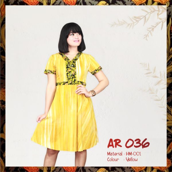 Batik Sakura AR036 - Yellow