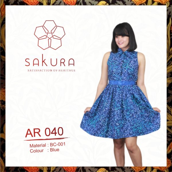 Batik Sakura Dress 040